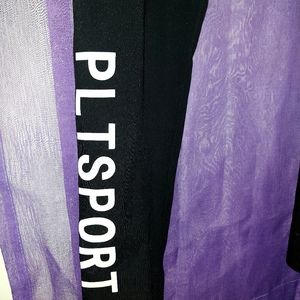 Workout pants open sides